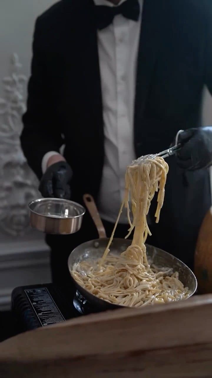 Pâtes à la meule en live