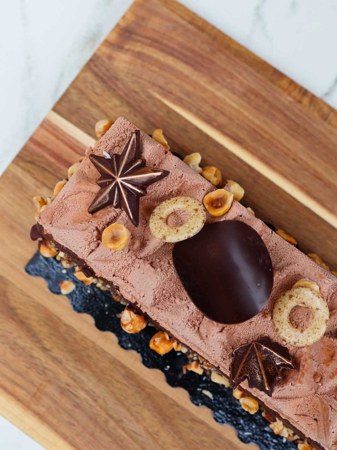 Bûche Chocolat Noisette