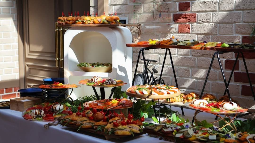 Buffet en extérieur