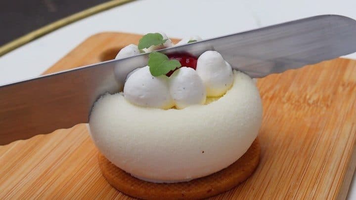 Dessert à l'assiette
